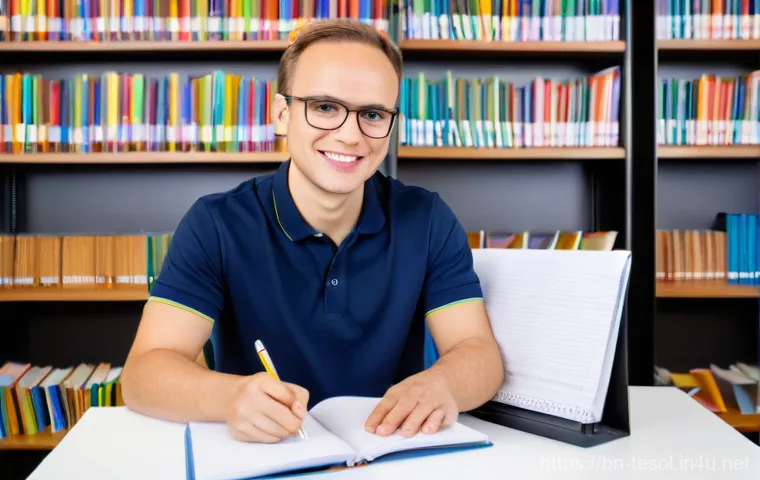 TESOL 필기 시험 준비 전략 - **Prompt: Balanced Learning: Time Management and Refreshing Breaks**
    A dynamic diptych image sho...