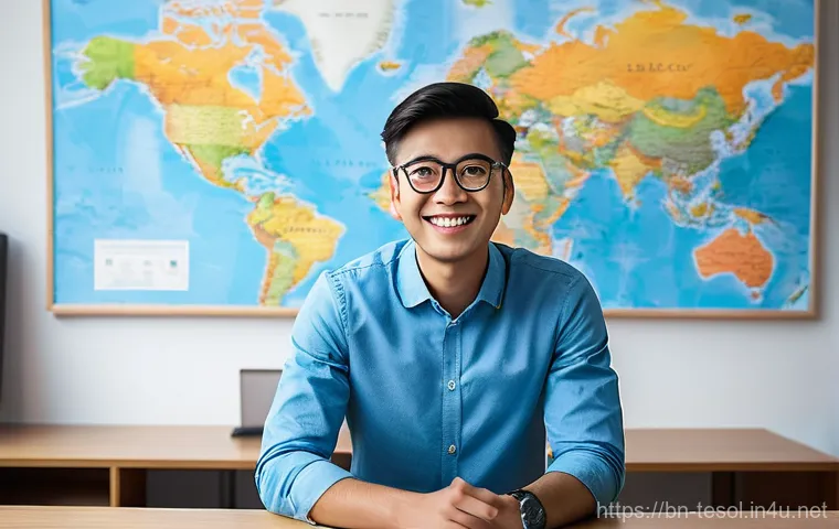 TESOL 시험에 대한 종합적인 팁 - **Prompt:** A diverse group of four to five young adult students (around 18-22 years old), both male...