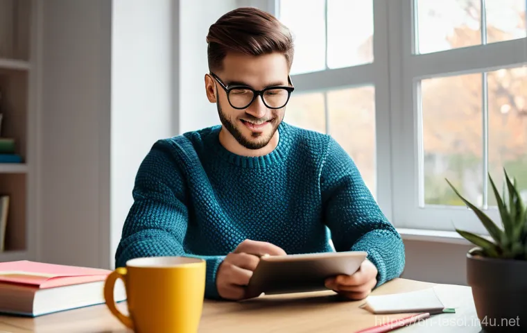 TESOL 강사가 추천하는 교육 자료 - **Prompt 1: The Engaged Visual Learner**
    "A diverse young adult, approximately 20-25 years old, ...