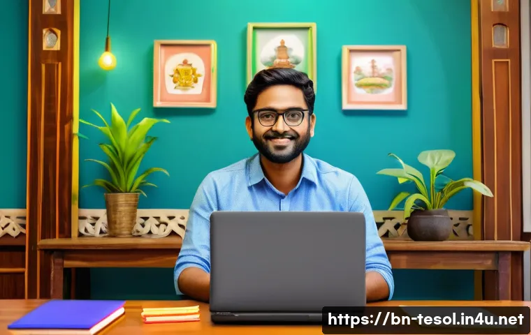 TESOL 자격증으로 가능한 창업 기회 - A professional online English tutor conducting a personalized virtual class for Bengali-speaking chi...