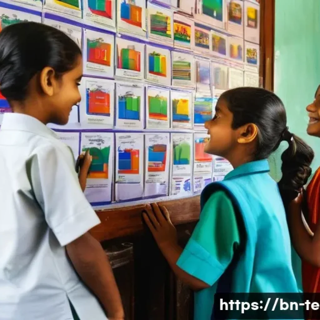 TESOL 강사가 추천하는 유용한 팁 - A detailed classroom scene in a vibrant Bengali school setting where a diverse group of enthusiastic...