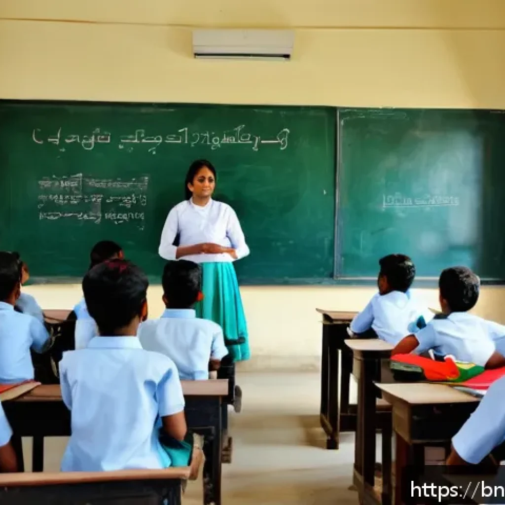 TESOL 교육에서 피드백 제공 기법 - A vibrant classroom scene in Bangladesh with Bengali students actively engaged in diverse learning a...